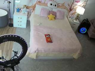 该模特正在直播。 voyeurcam-casa-salsa-bedroom-6