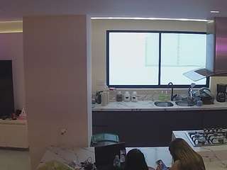هذا النموذج مباشر الآن. voyeurcam-casa-salsa-kitchen