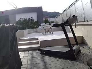This model is live right now. voyeurcam-casa-salsa-gym-bike