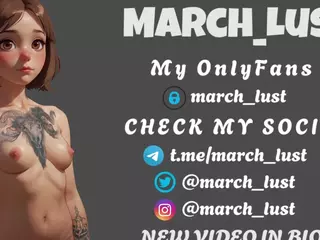 March's Live Sex Cam Show