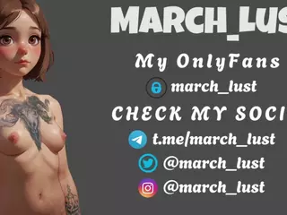 March's Live Sex Cam Show