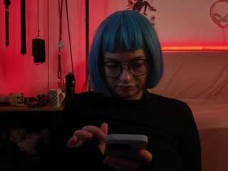 CyberXGoddess live cam — black hair, bondage, dirty-talk