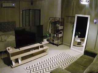 该模特正在直播。 voyeurcam-jb-dining