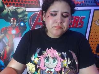 Live cam show with candy-hairy