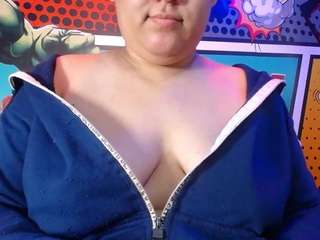 Live cam show with candy-hairy