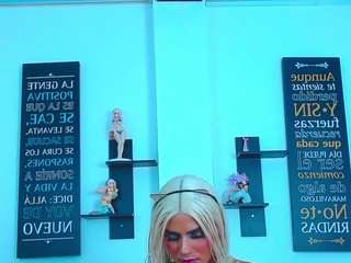 chloe-thunders, tranny webcam model,  years old, on live webcam