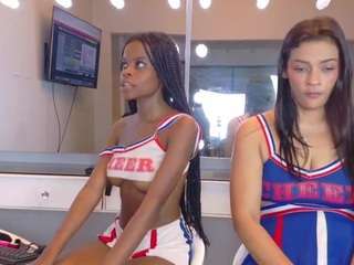 Chocolate and my sexy Teen GFs