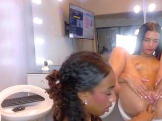 Chocolate and my sexy Teen GFs