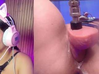 SloppyBlowjob + Fingers inside pussy - Squirt at 9 Goals - Pvt show is open - Control Fuck machine 69tokens x 50seconds [64 tokens remaining]
