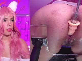 hard sloppyBlowjob + Fingers inside pussy - Squirt at 10 Goals - Pvt show is open - Control Fuck machine 69tokens x 50seconds [66 tokens remaining]