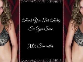 ClassySamantha live webcam show