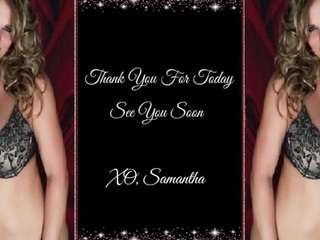 ClassySamantha live webcam show