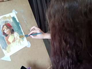 Live cam show with Flora