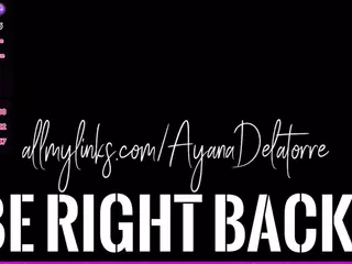 Ayana Delatorre's Live Sex Cam Show