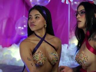 Topless Body Frosting Bras come off⭐ Lush ON Both pussies! ⭐ Let